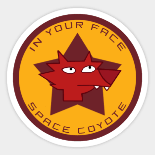 Space Coyote Sticker